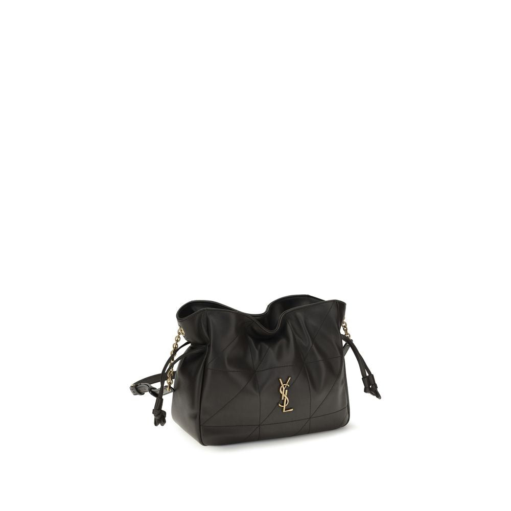 Schwarze Lammleder-Clutch Ovis Aries