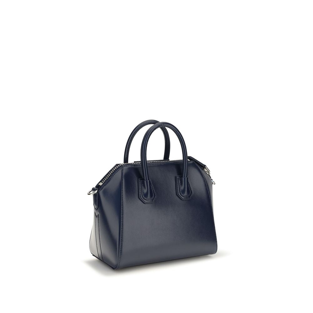 Handtasche aus blauem Kalbsleder Bos Taurus