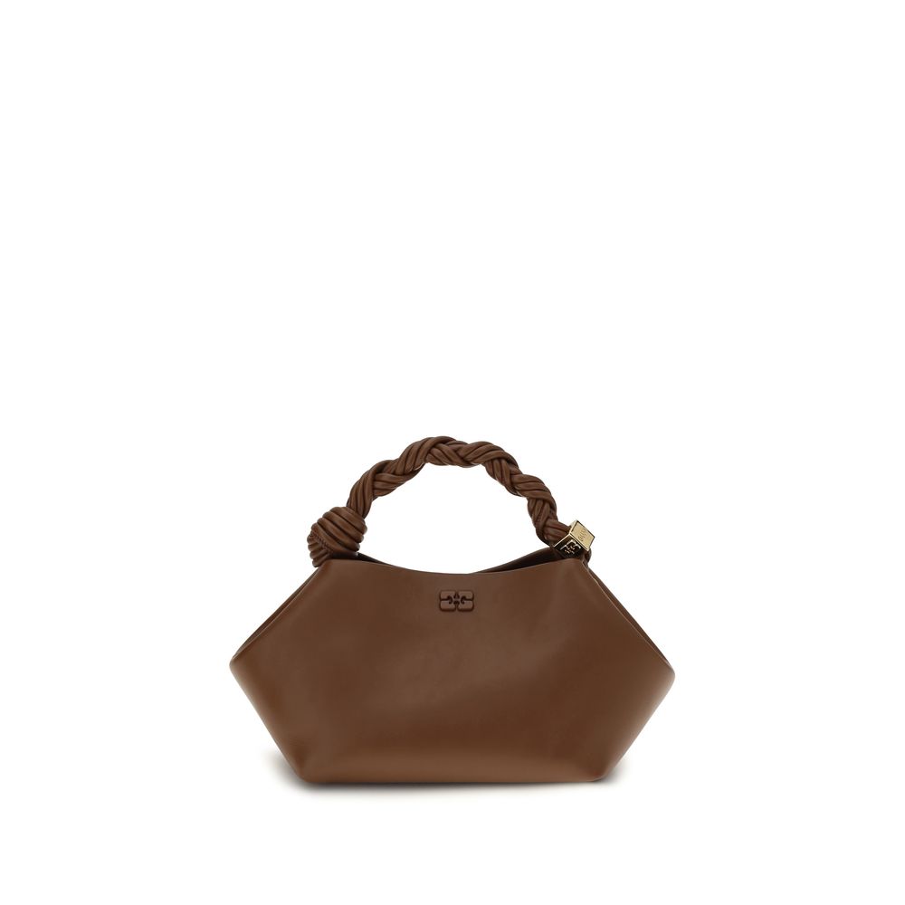 Braune Schultertasche aus recyceltem Leder