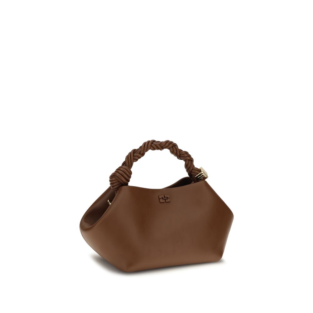 Braune Schultertasche aus recyceltem Leder