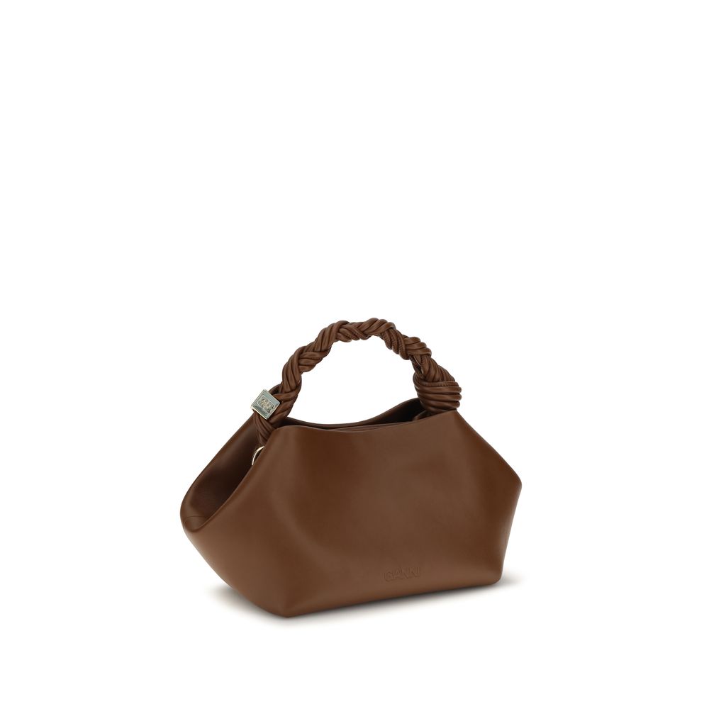 Braune Schultertasche aus recyceltem Leder