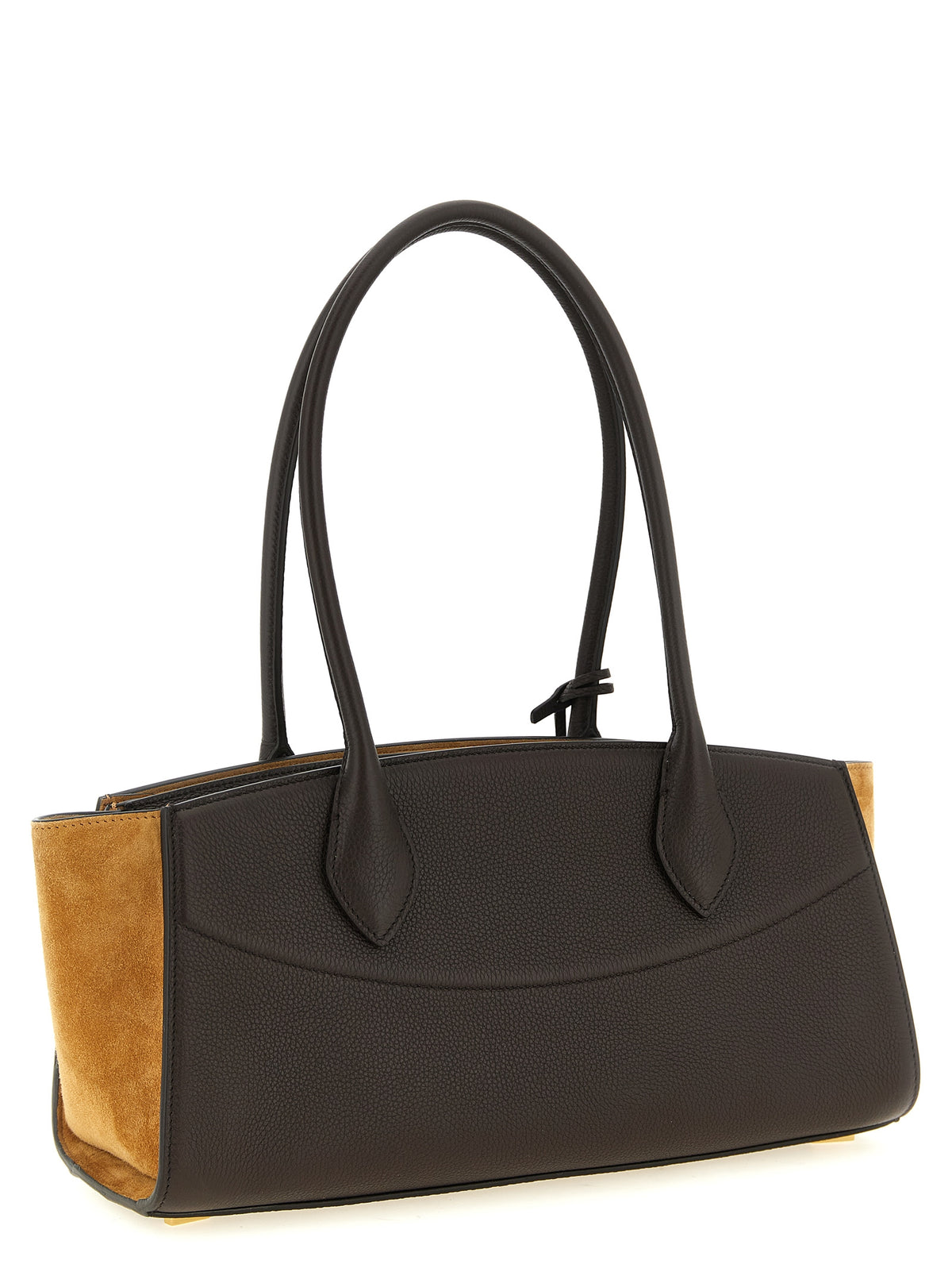 Braunes Kalbsleder Damen Crossbody Tasche