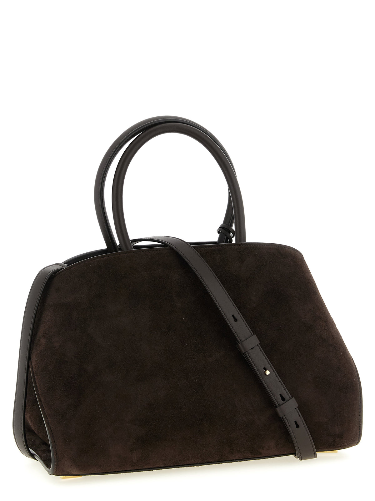 Braune Ziegenleder-Handtasche