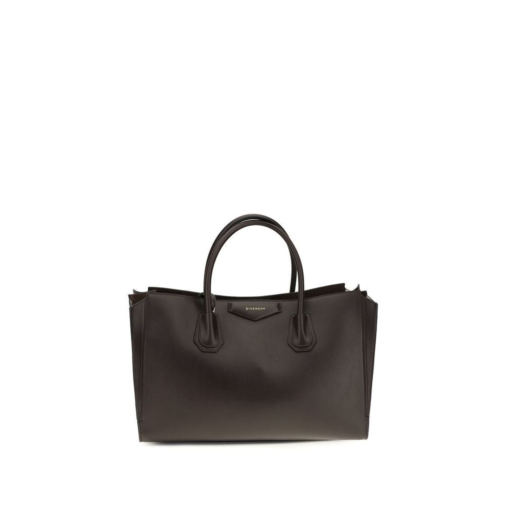 Brown calf leather Bos Taurus shoulder bag
