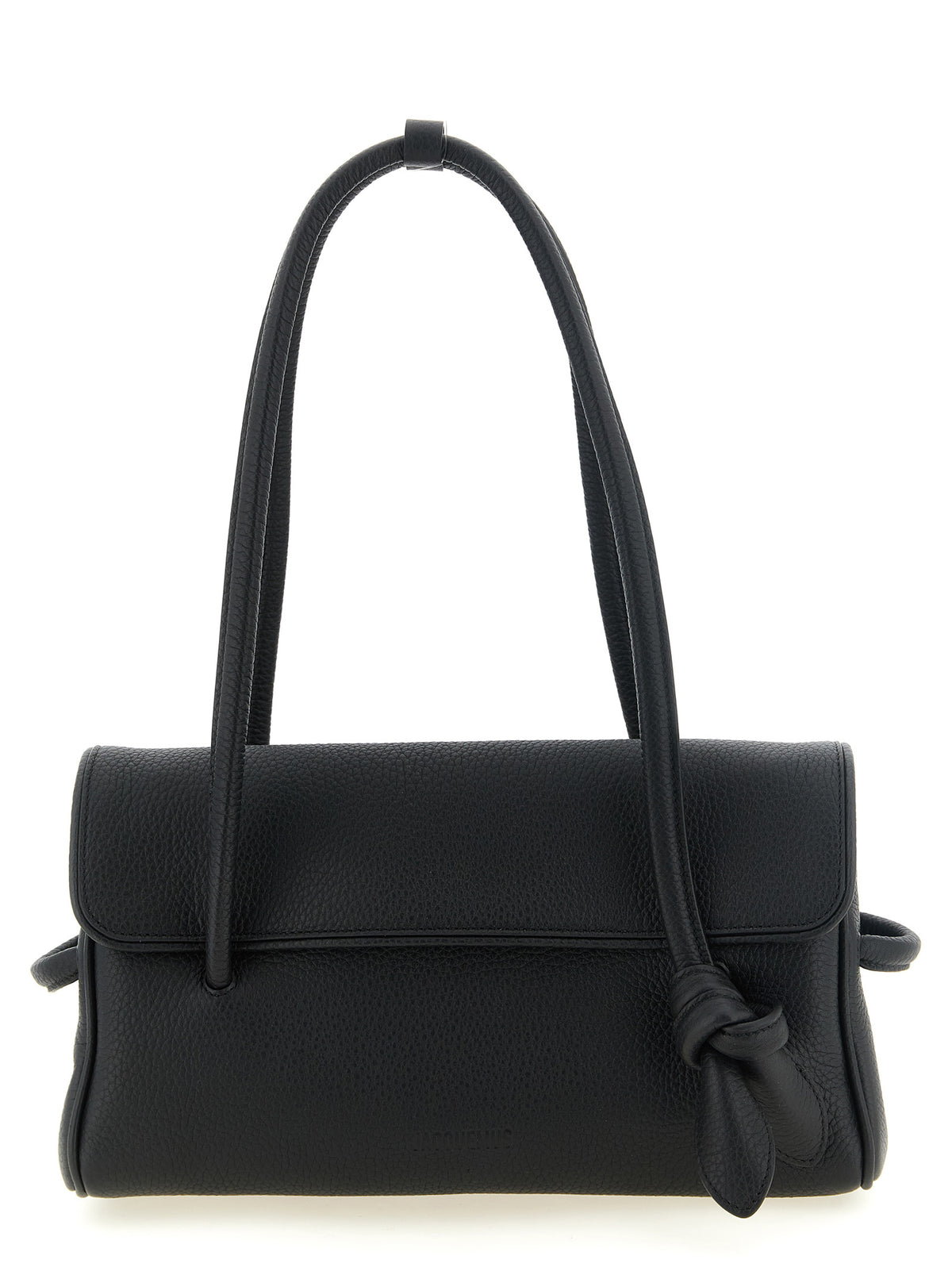 Schwarze Kalbsleder-Handtasche