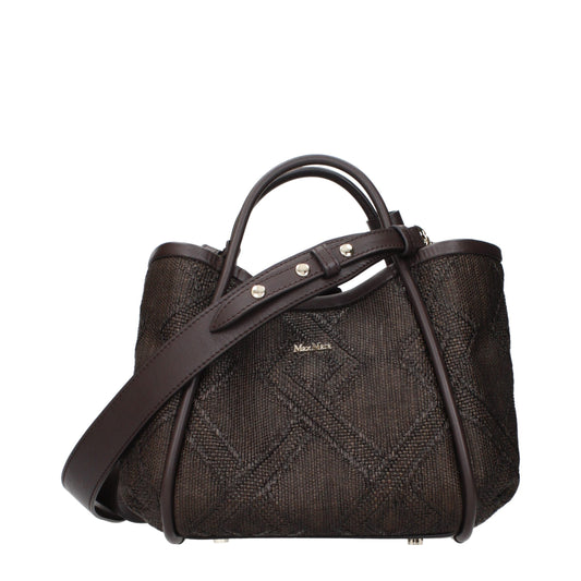 Brown calf leather Bos Taurus handbag