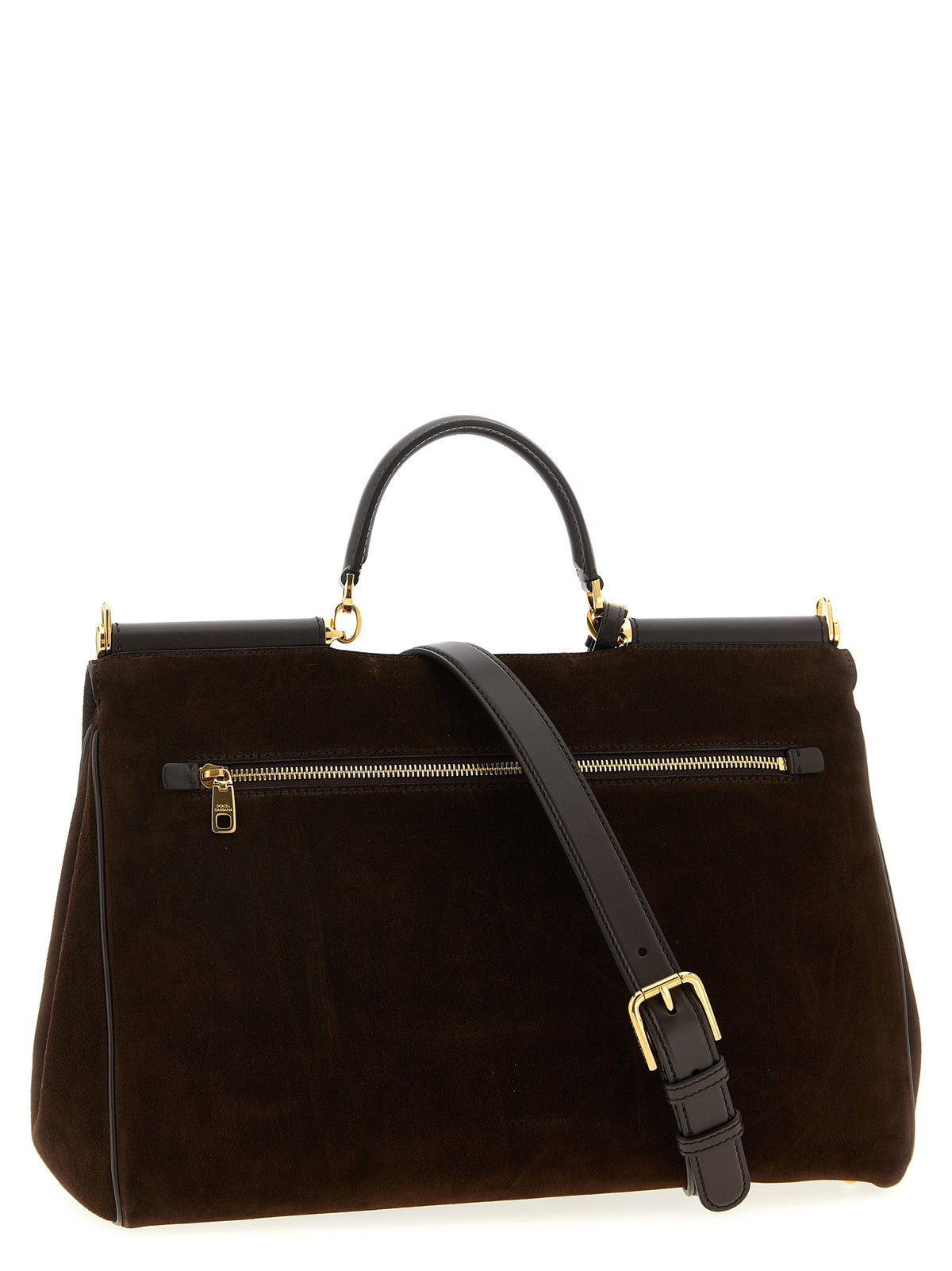 Braune PVC Handtasche