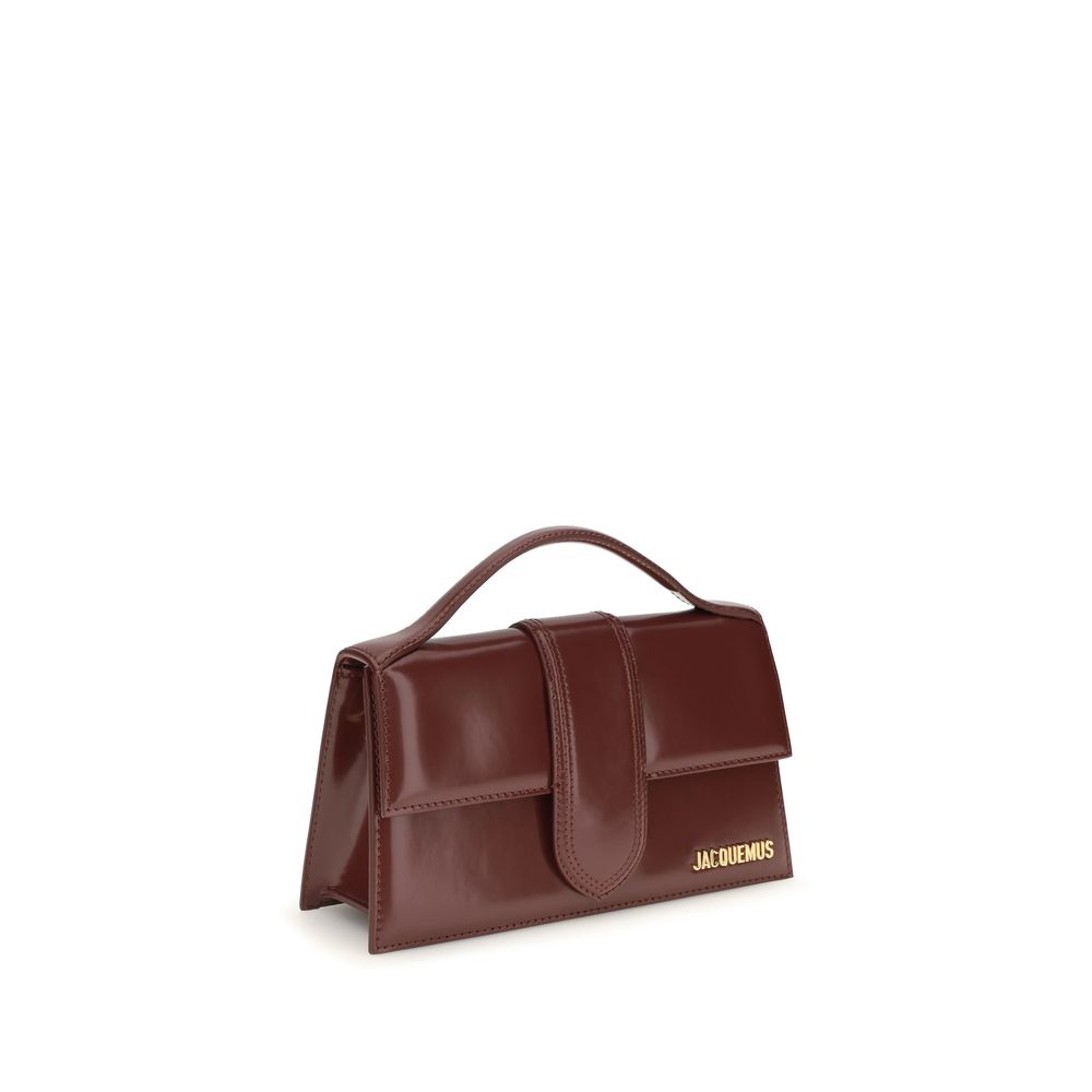 Schultertasche Bos Taurus aus bordeauxrotem Kalbsleder