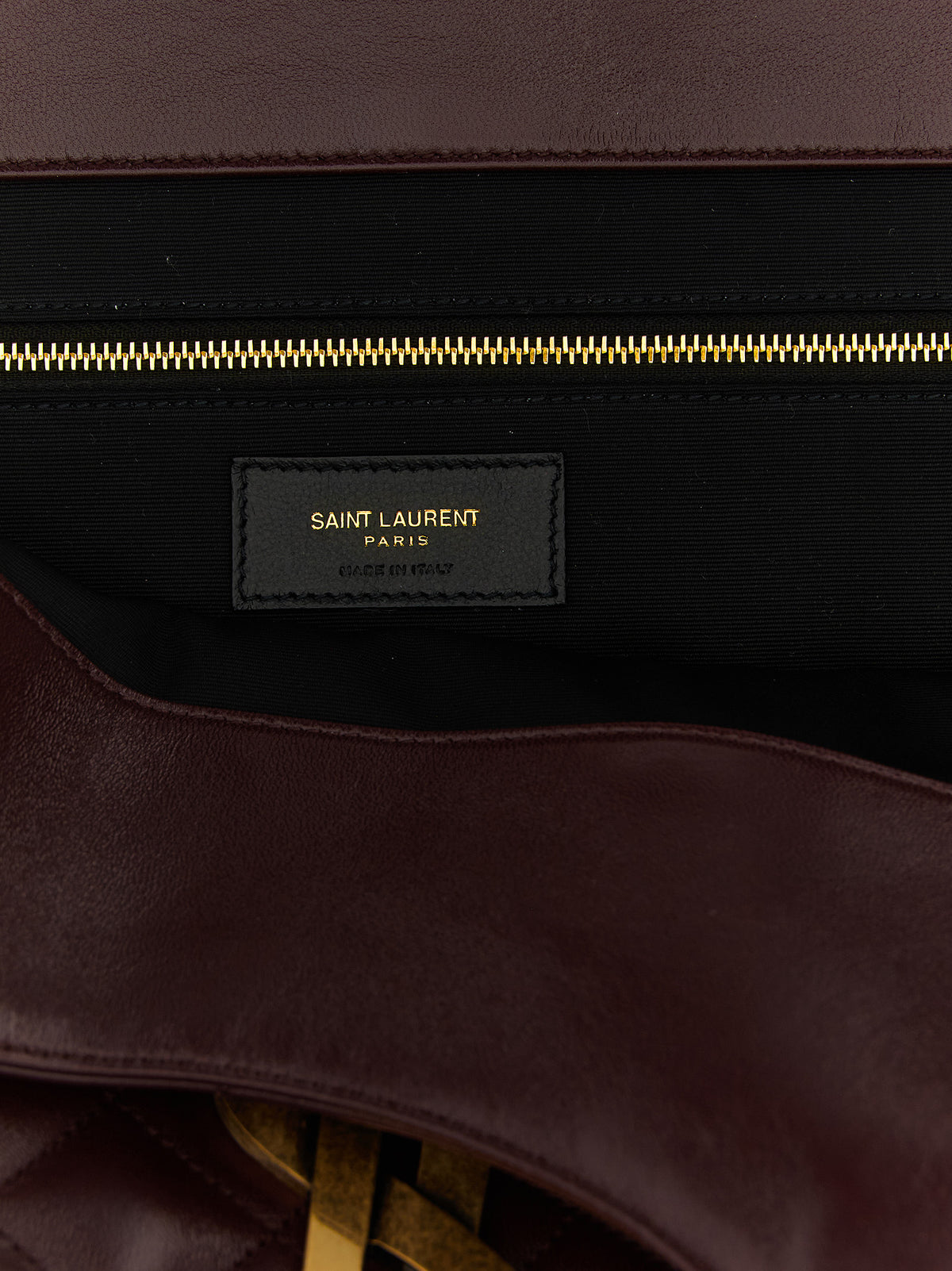 Bordeaux Lammleder-Tasche