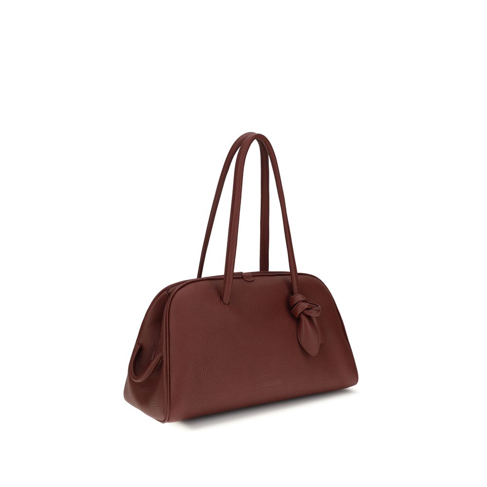 Burgundy Calf Leather Bos Taurus Handbag