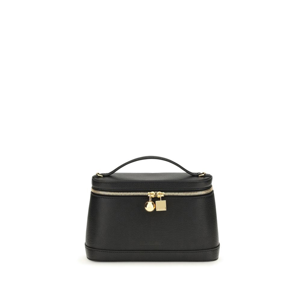 Black Bos Taurus Calf Leather Shoulder Bag