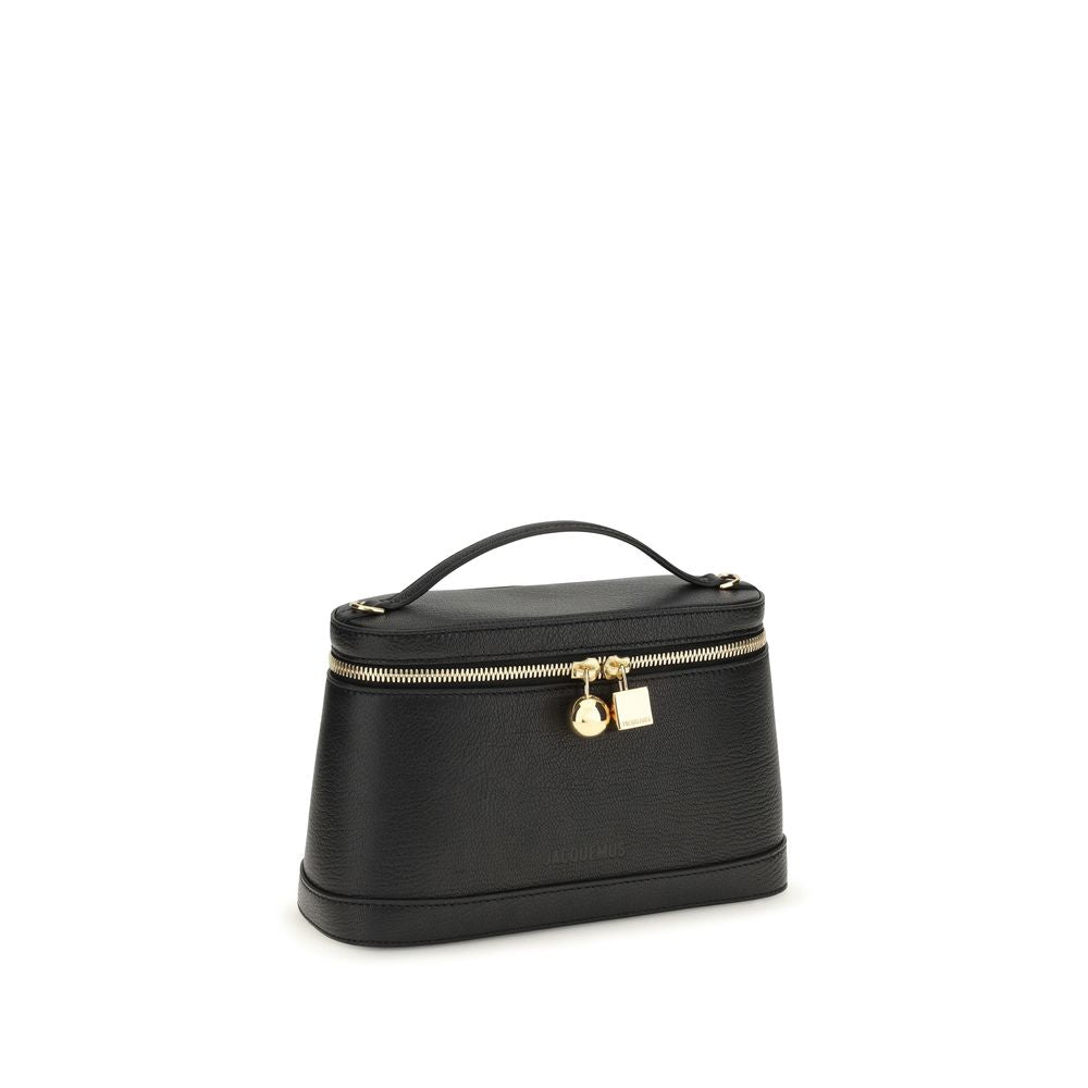 Black Bos Taurus Calf Leather Shoulder Bag