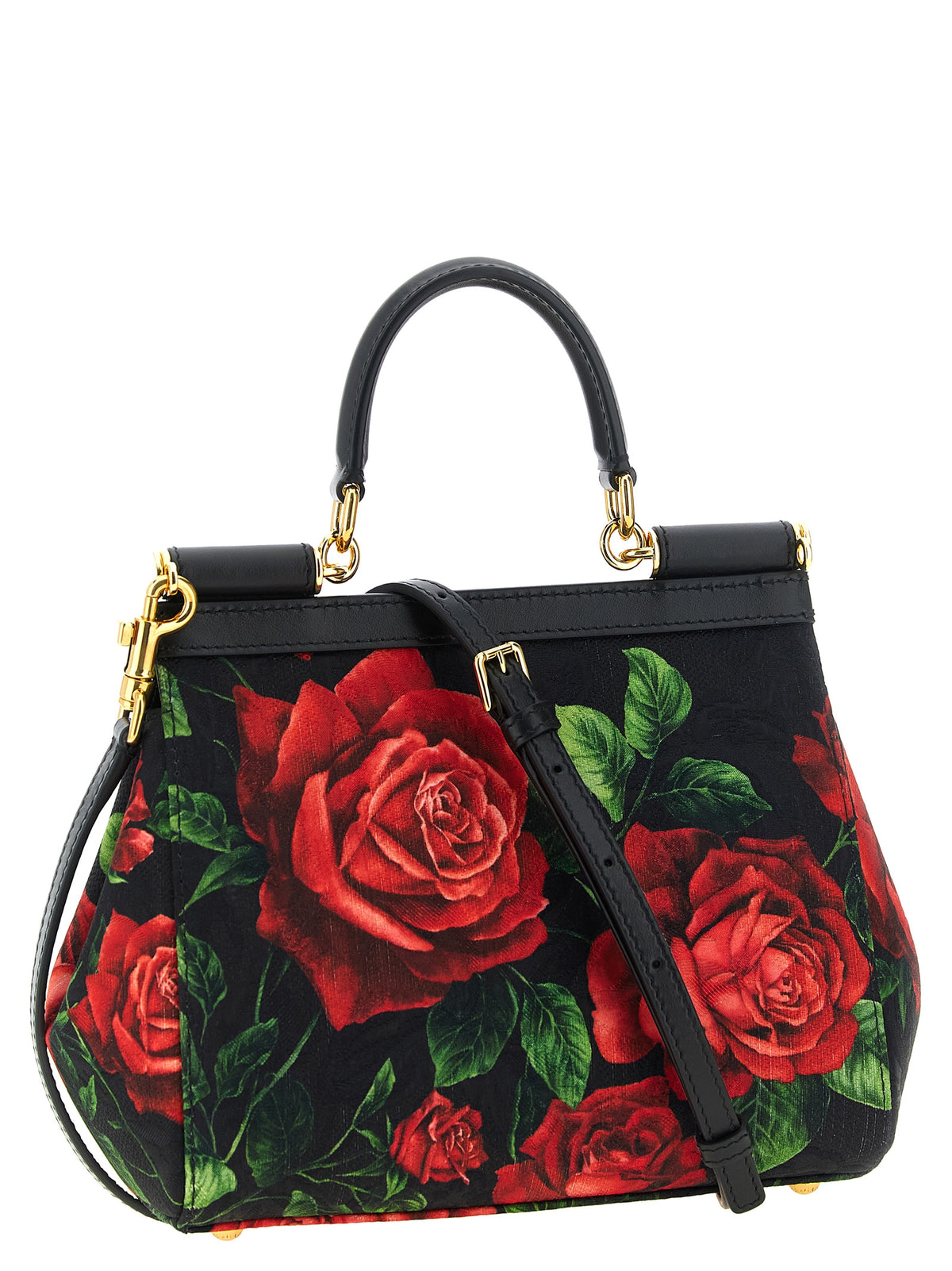 Rote Baumwoll-Handtasche