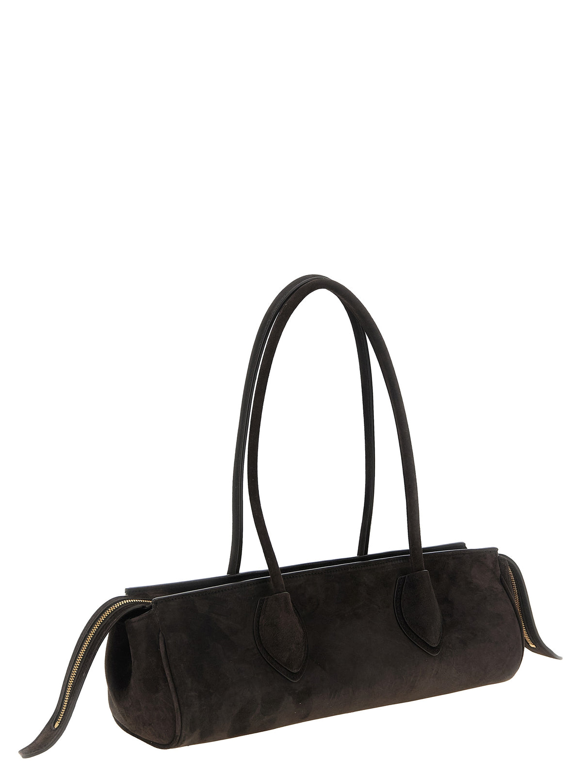 Brown Calfskin Leather Women's Crossbody Bag