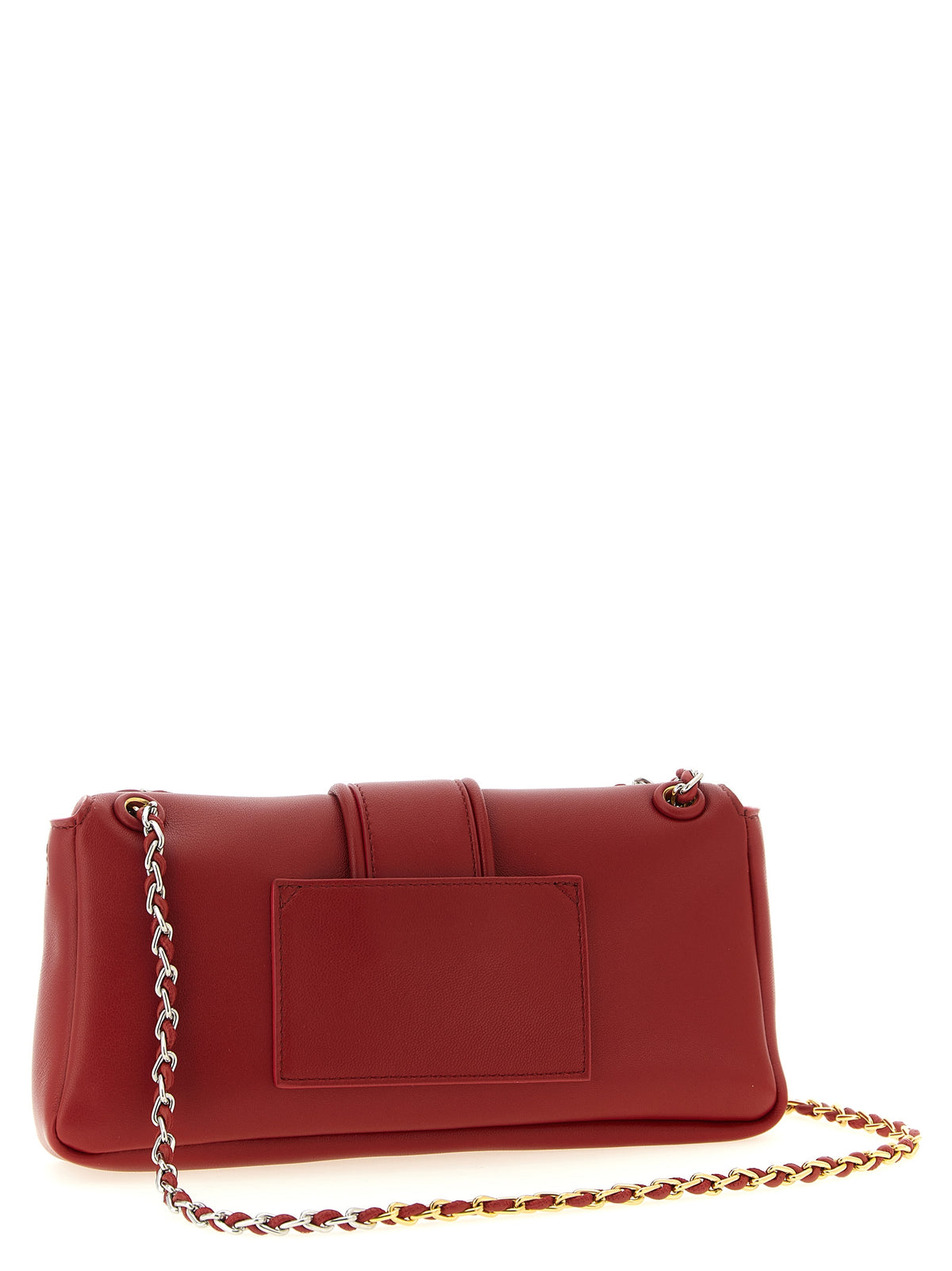 Rote Lammleder-Schultertasche