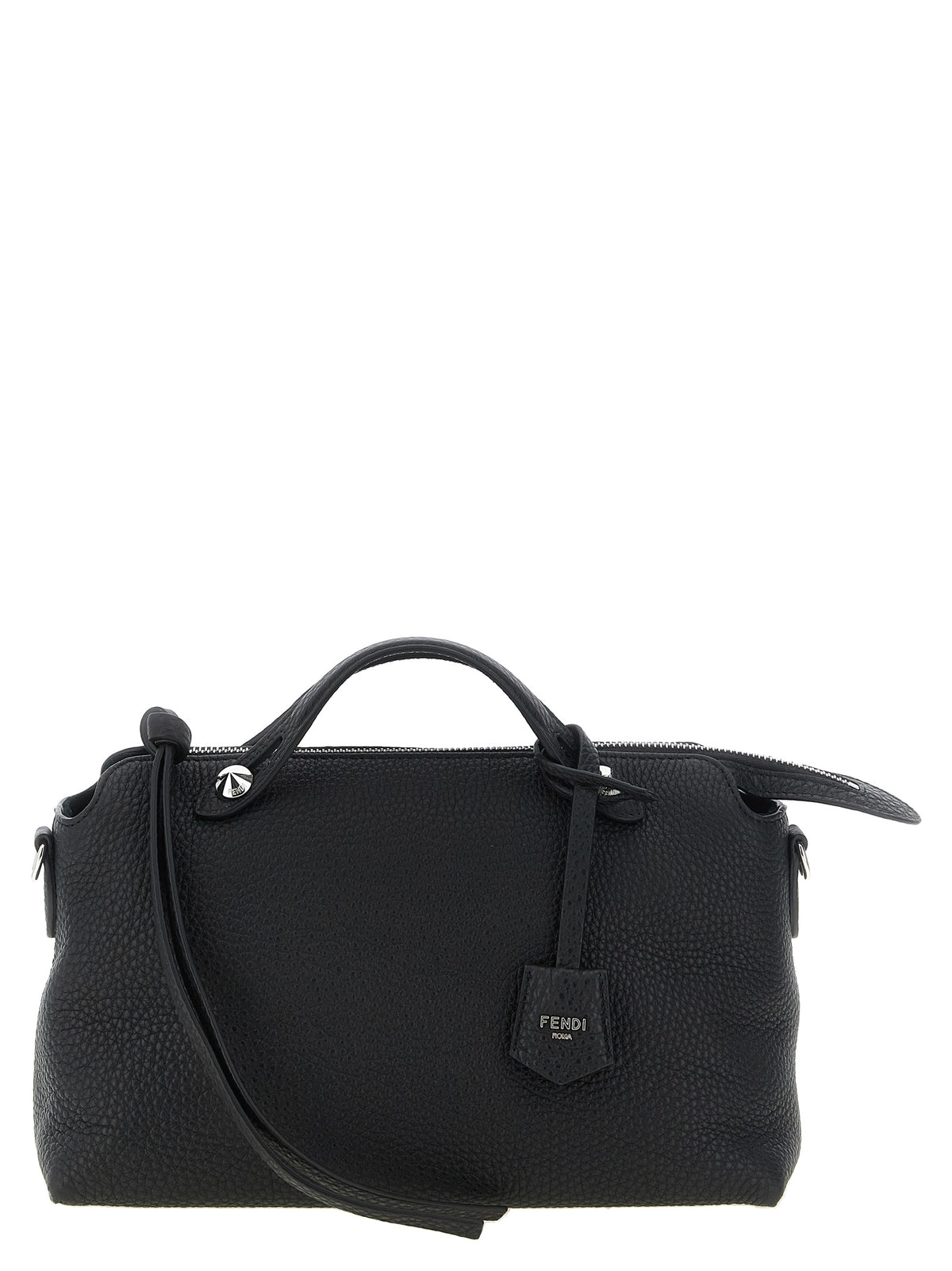 Schwarze Kalbsleder-Handtasche