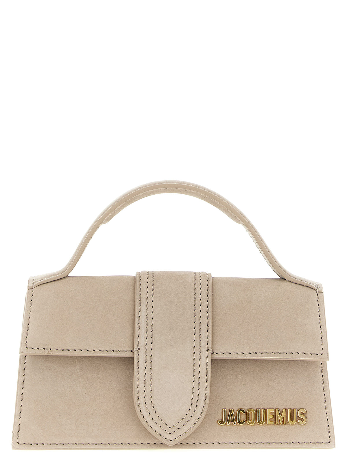 Beige Kalbsleder Handtasche