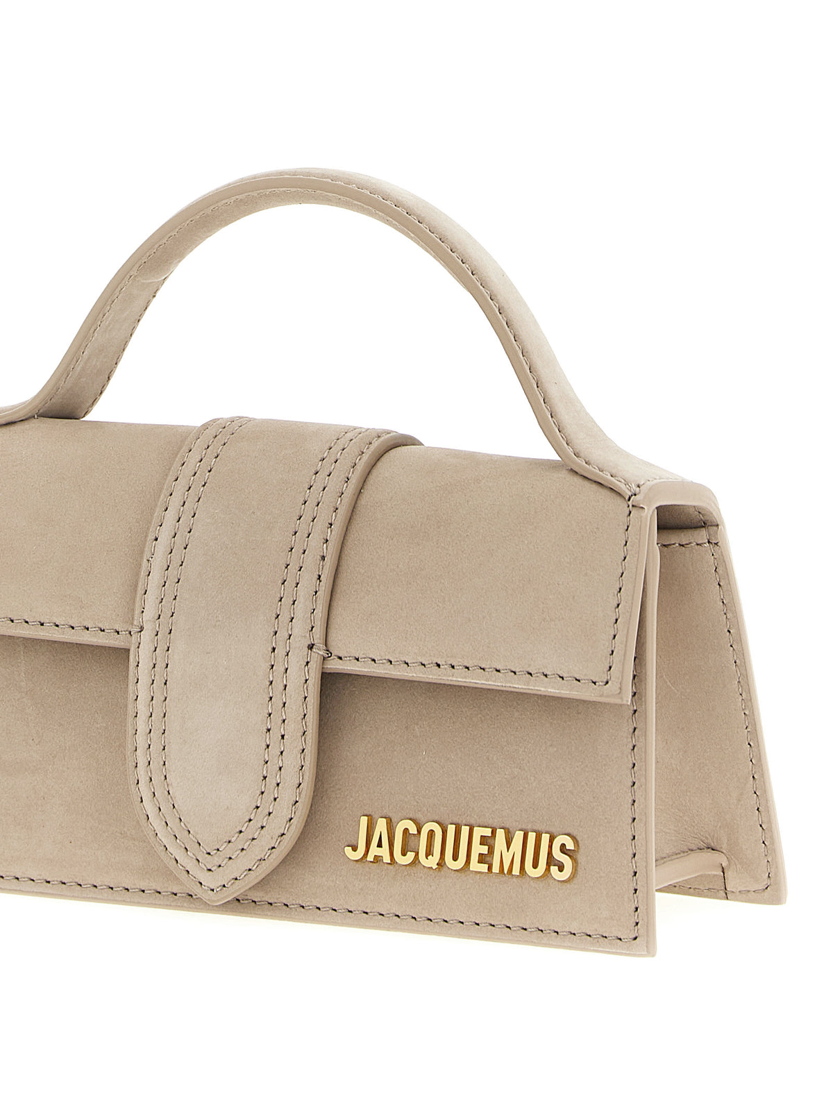 Beige Kalbsleder Handtasche