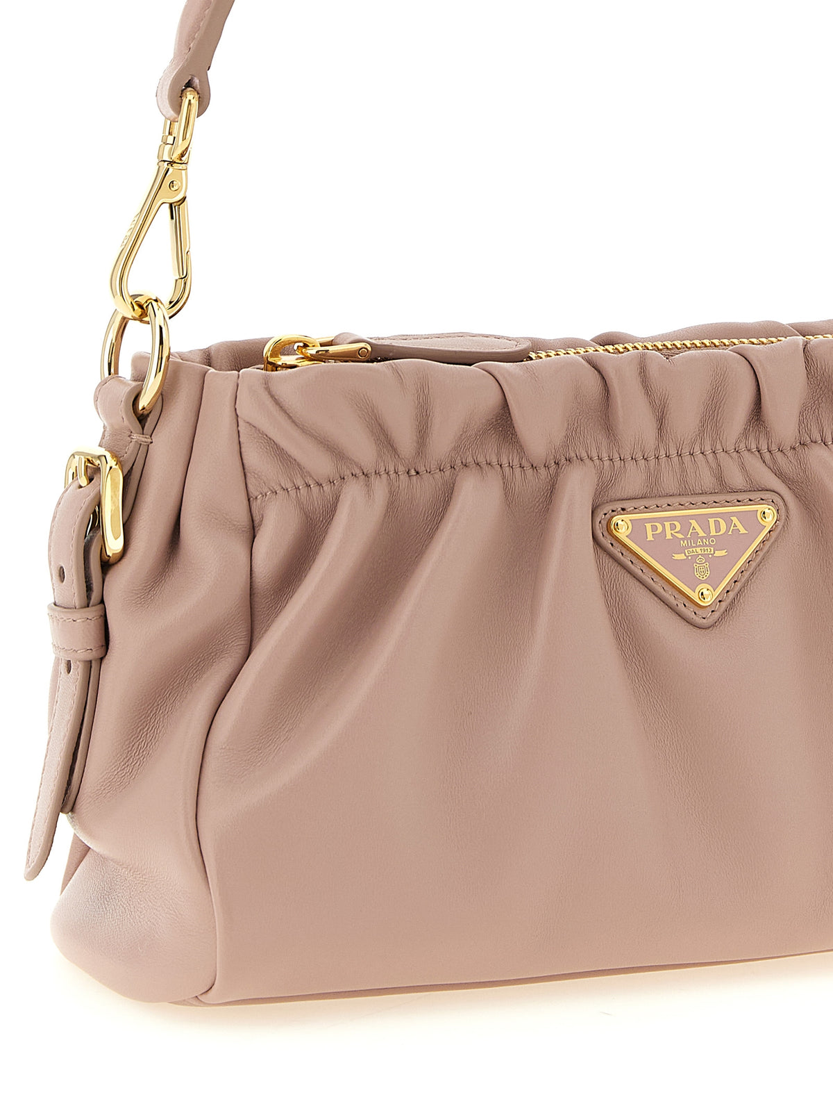 Schultertasche aus mehrfarbigem Lammleder