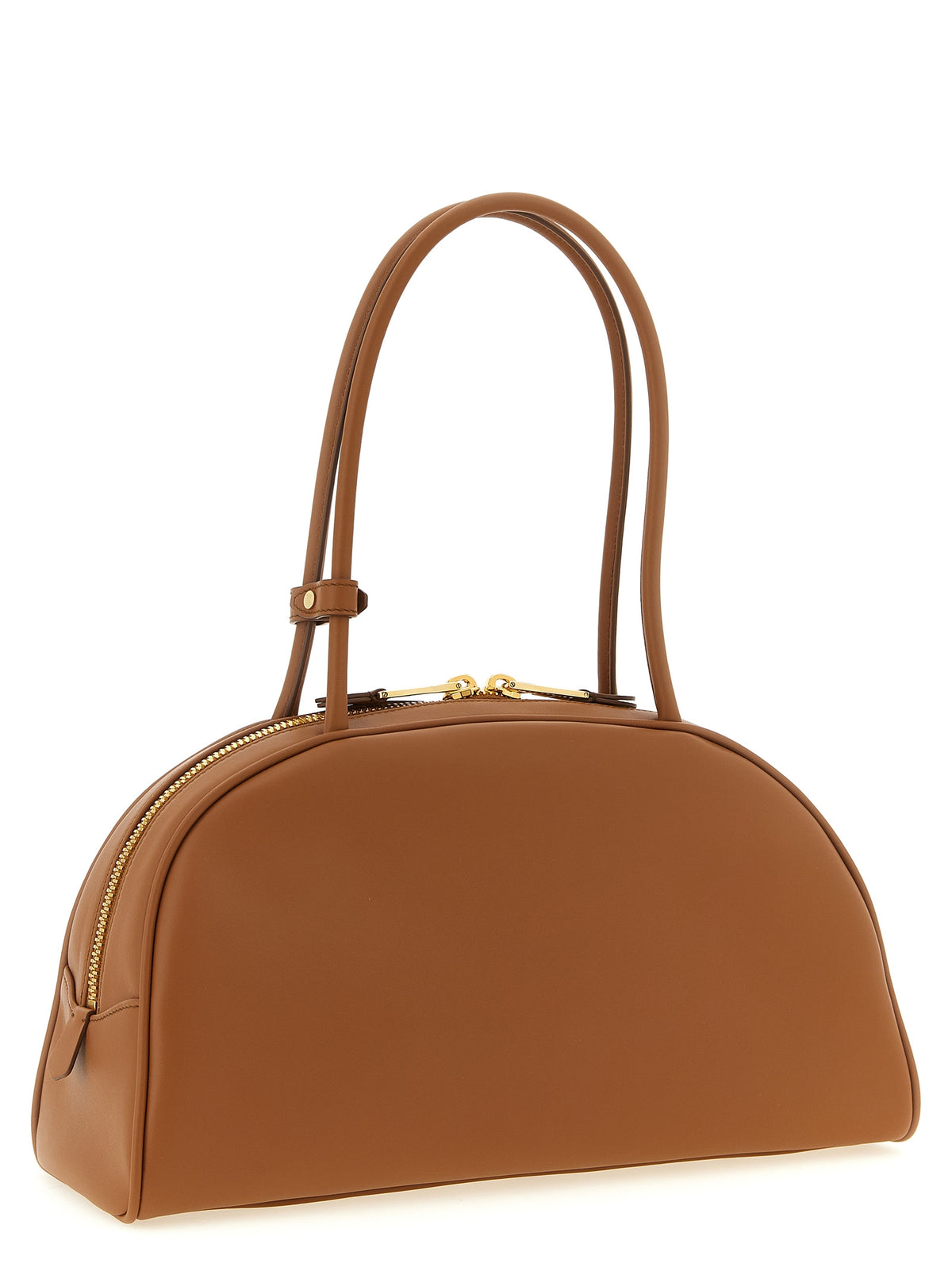 Braunes Kalbsleder Damen Crossbody Tasche