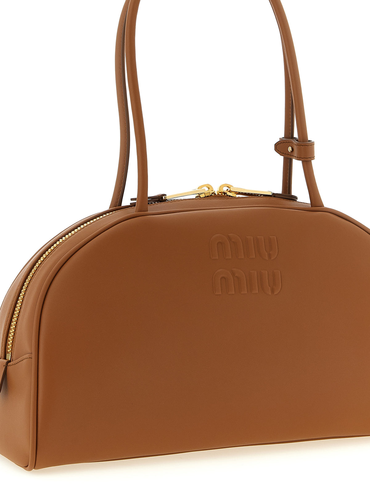 Braunes Kalbsleder Damen Crossbody Tasche
