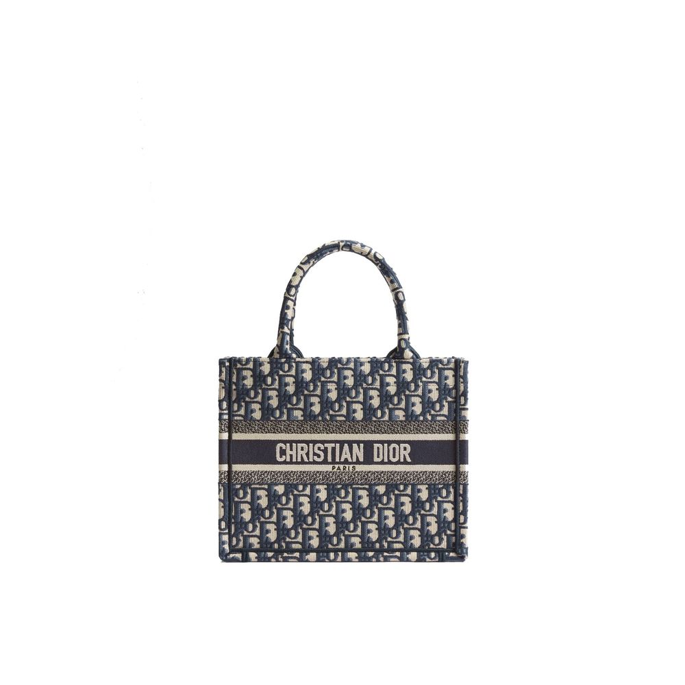 Blaue Baumwolltasche