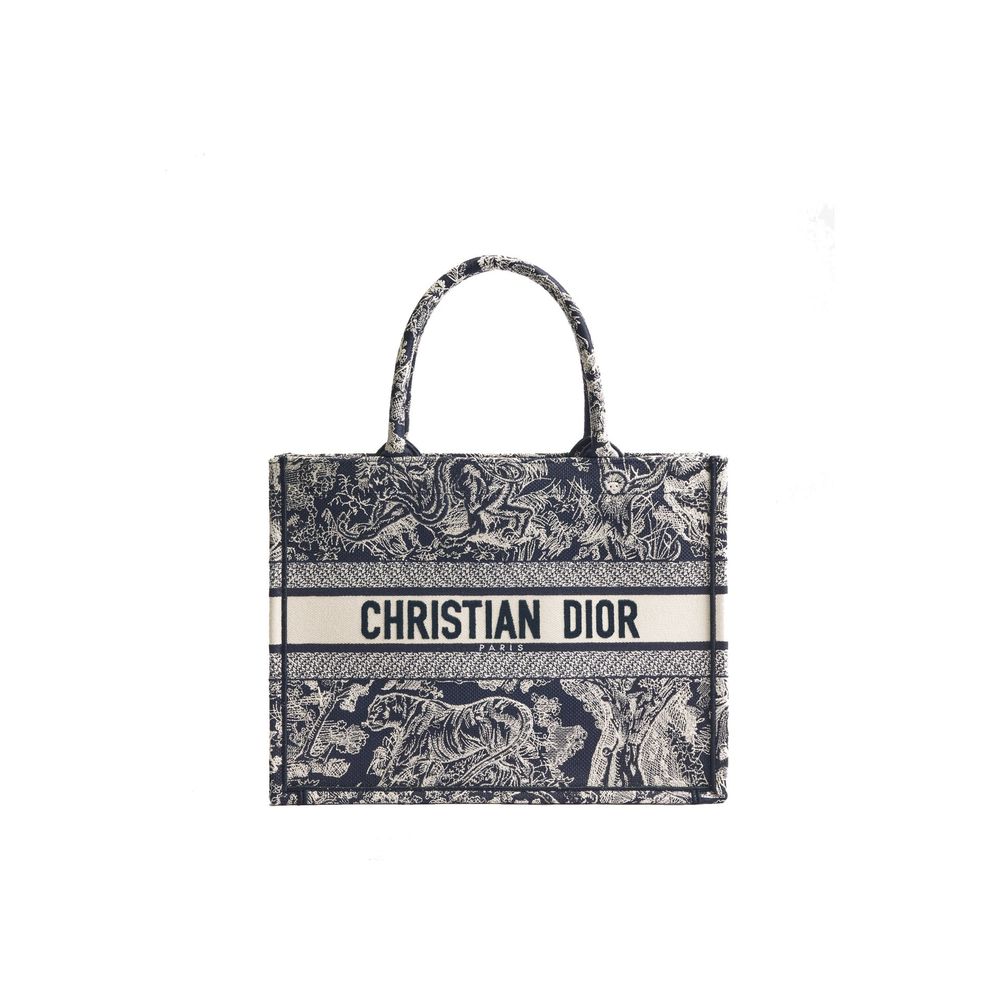 Blaue Baumwolltasche