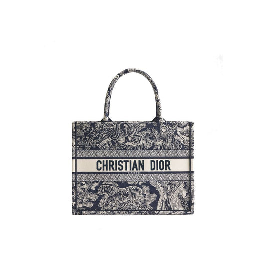 Blaue Baumwolltasche
