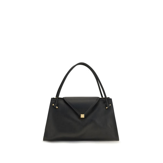 Schwarze Bos Taurus Kalbsleder Schultertasche