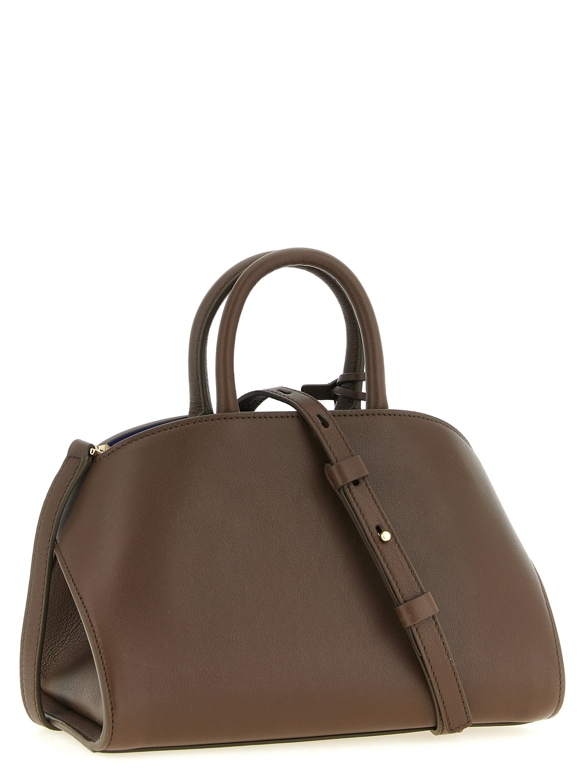 Braune Kalbsleder-Handtasche