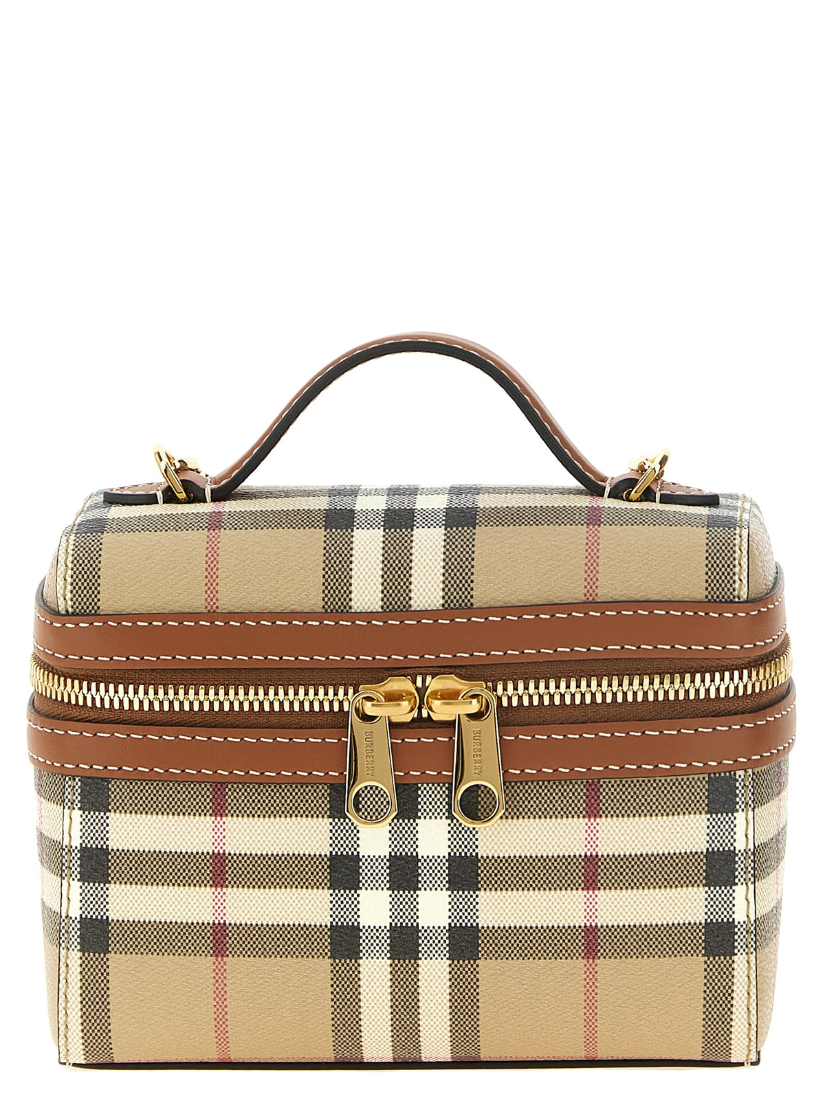 Beige Polyethylen Umhängetasche