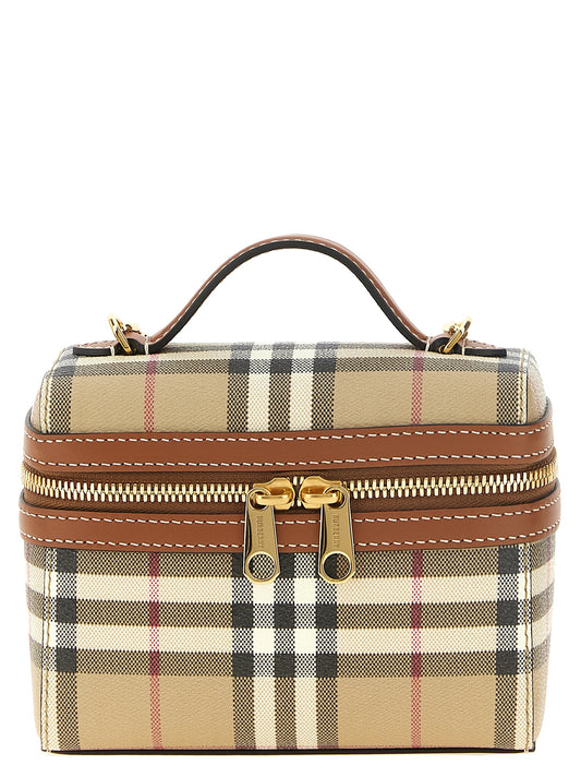 Beige Polyethylen Umhängetasche