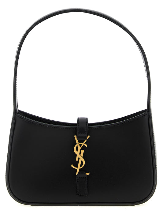 Schwarze Kalbsleder-Handtasche