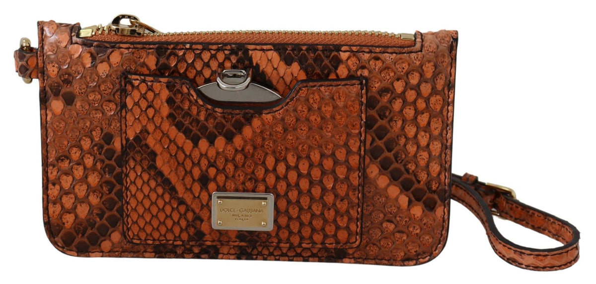 Brown Leather Wallet Mirror AGNESE Wallet