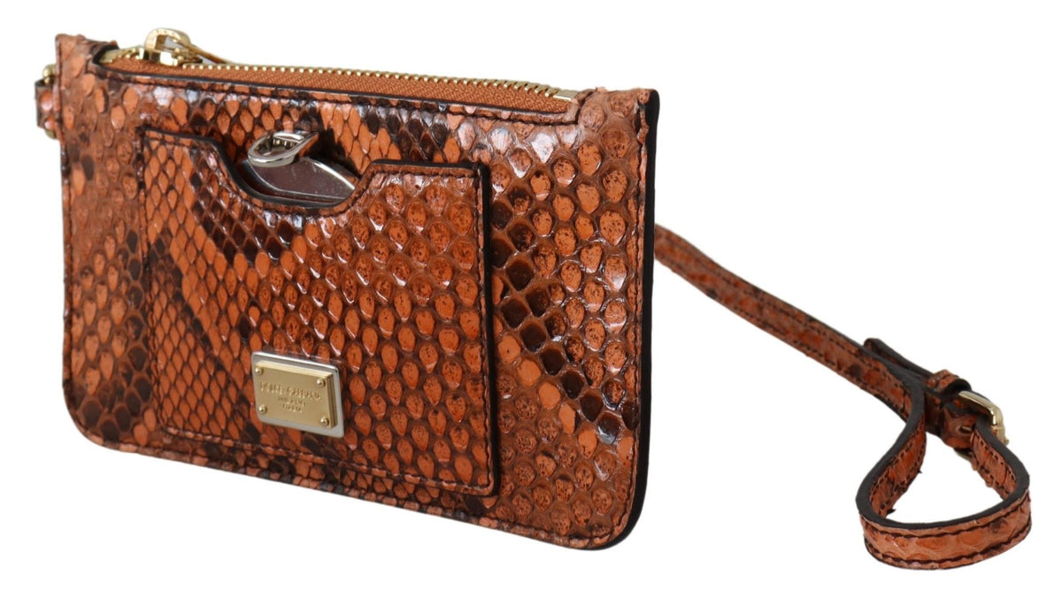 Brown Leather Wallet Mirror AGNESE Wallet