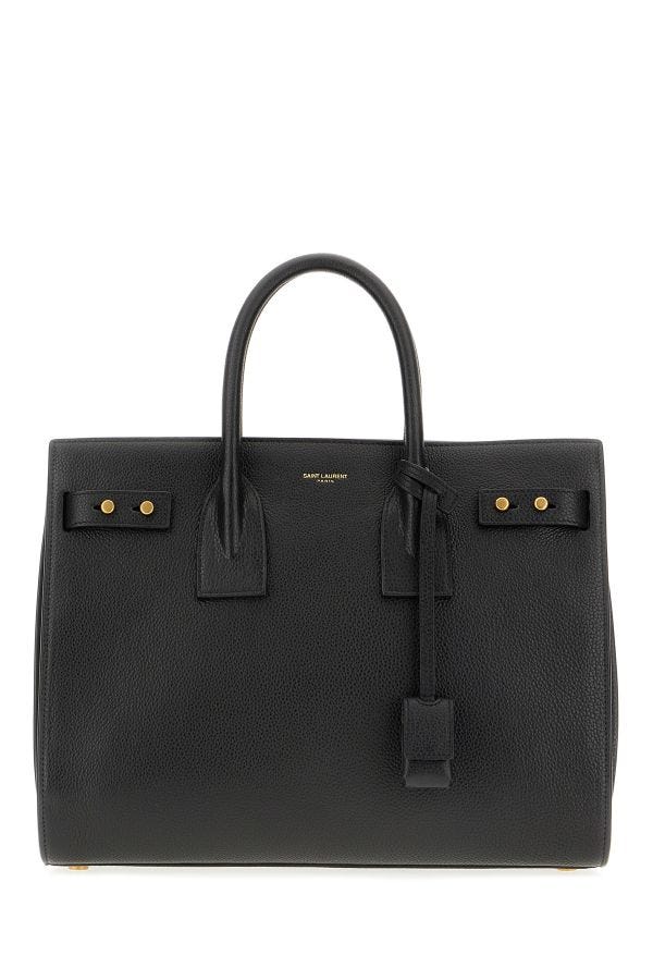 Sac de Jour handbag in black calfskin