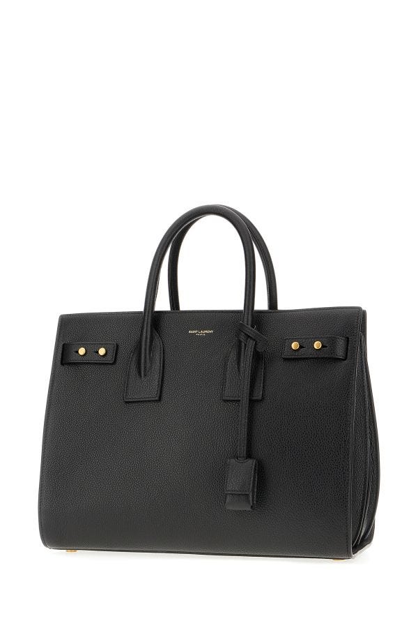 Sac de Jour handbag in black calfskin