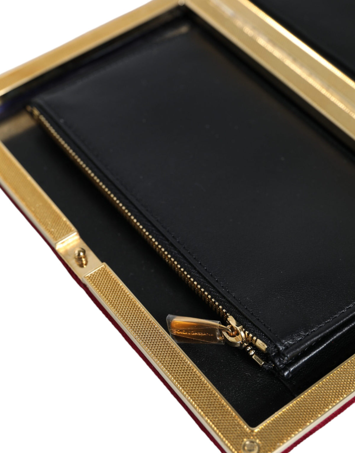 Rot Samt Gold Rahmen Kupplung Abend Party Handtasche