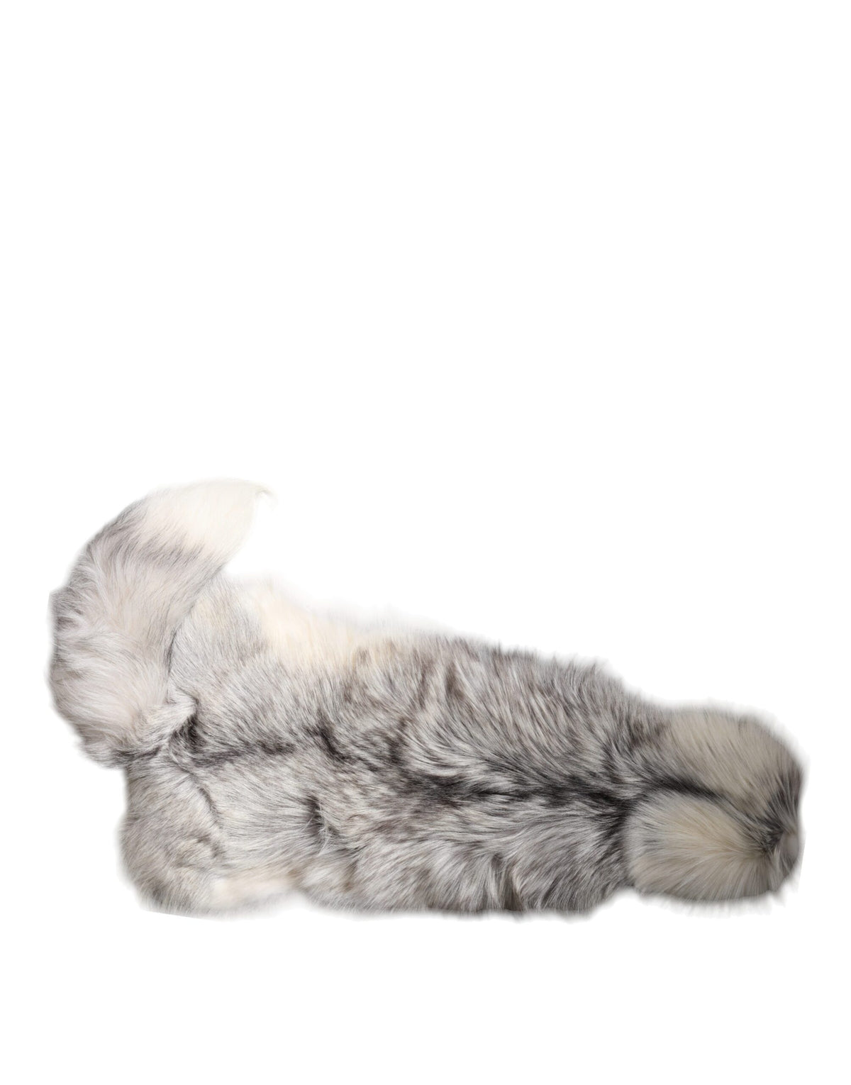 Weißer Fuchs Pelz Hals Wrap Warmer Winterschal