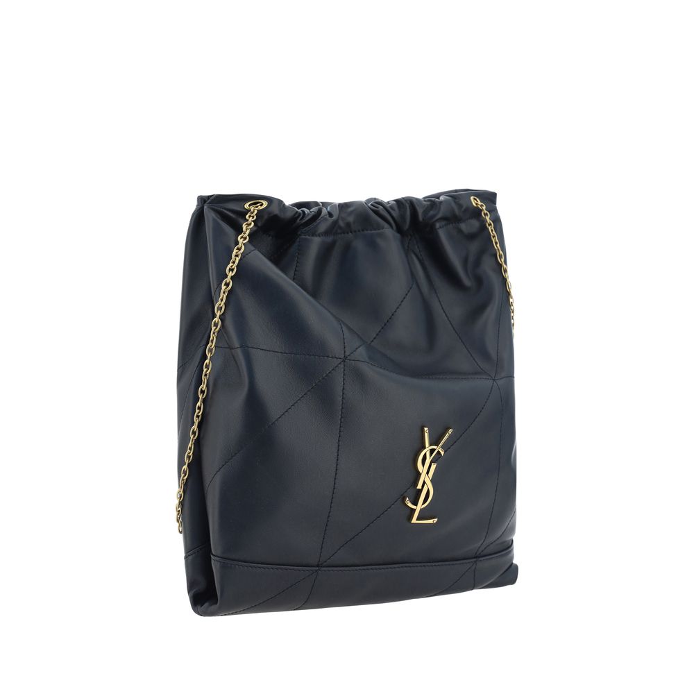 Black Lambskin Shoulder Bag Ovis Aries Aries