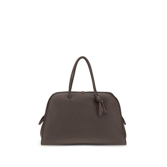 Brown calf leather Bos Taurus handbag