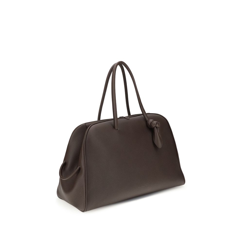Brown calf leather Bos Taurus handbag