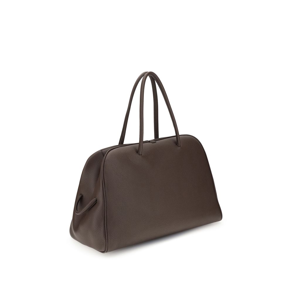 Brown calf leather Bos Taurus handbag