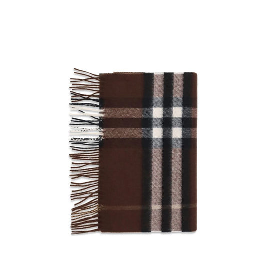 Brown cashmere scarf