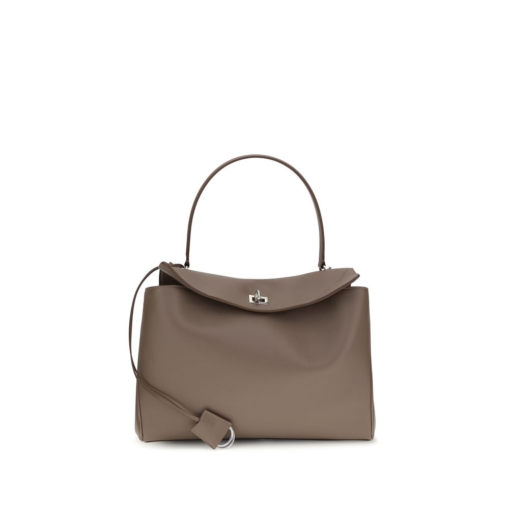 Grey Bos Taurus Calf Leather Shoulder Bag